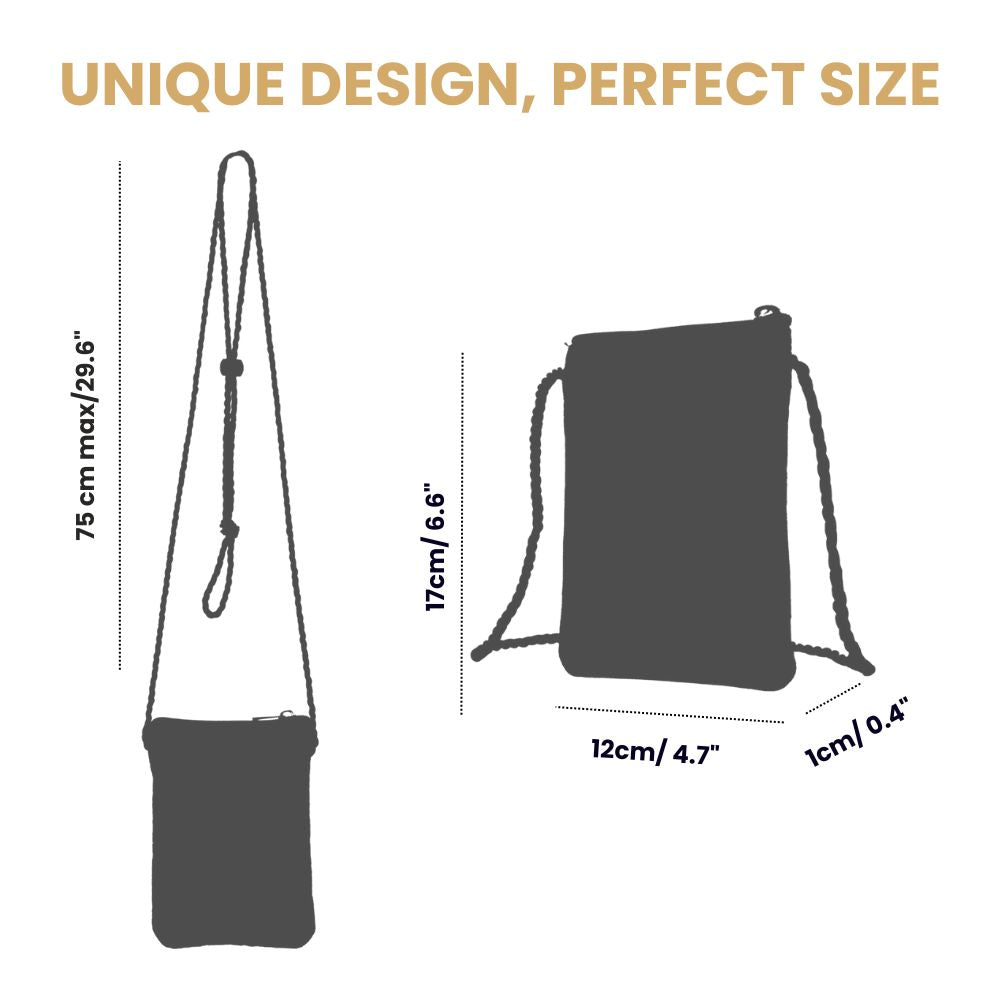 Morning Garden Black Smart Bag