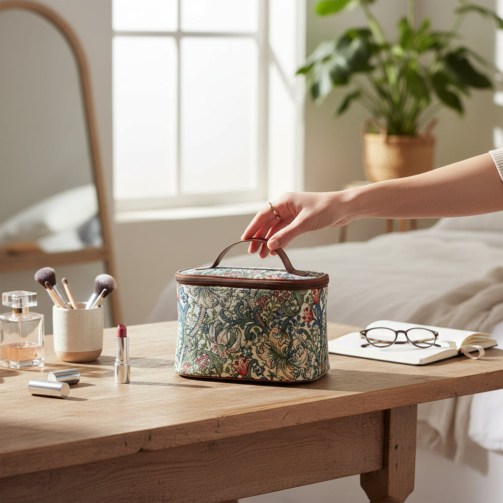 William Morris Golden Lily Toiletry Bag/ Toiletries Organizer