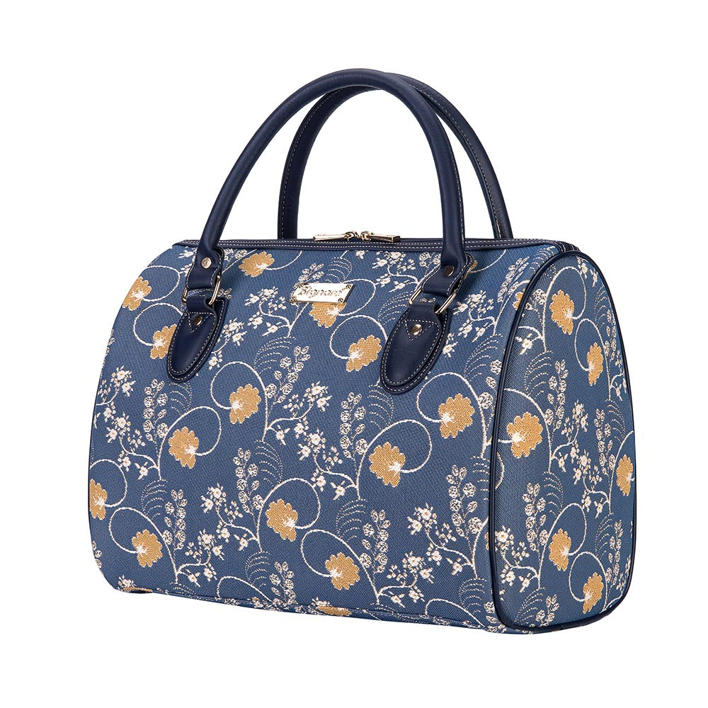 Jane Austen Blue Travel Bag