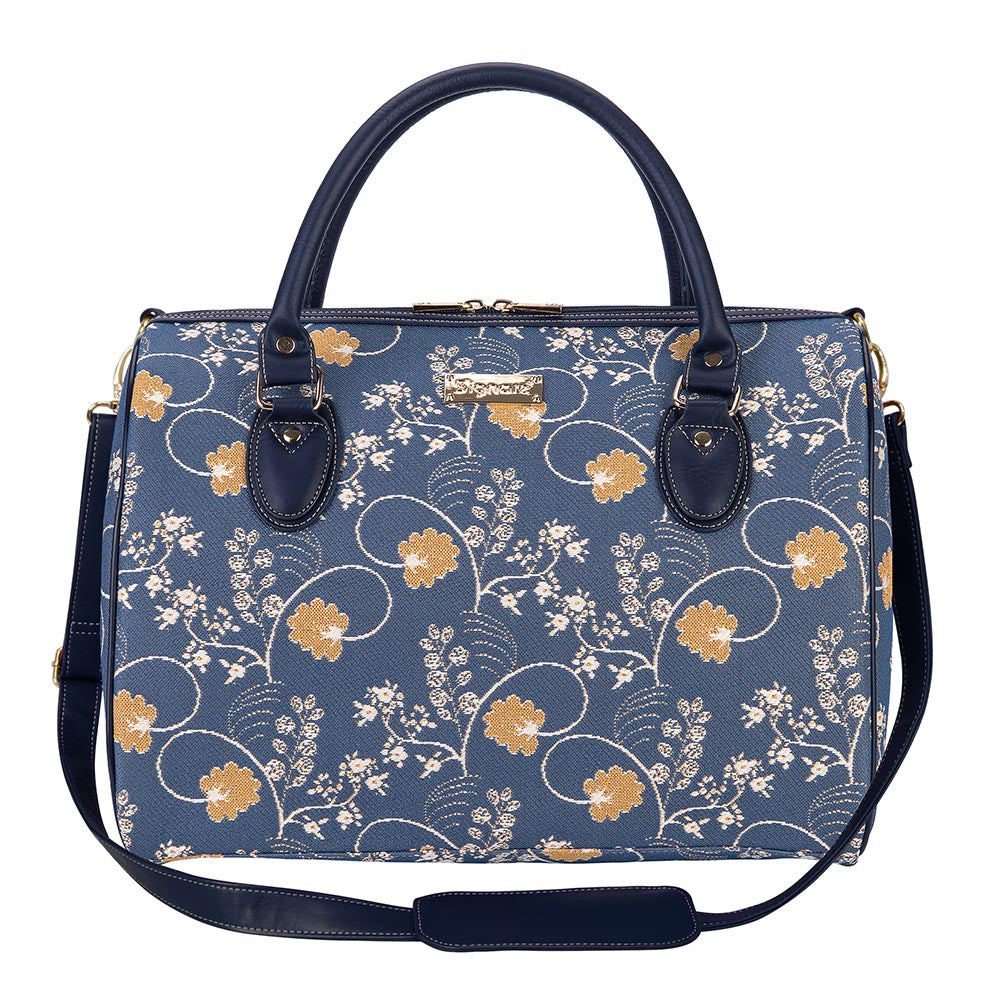 Jane Austen Blue Travel Bag