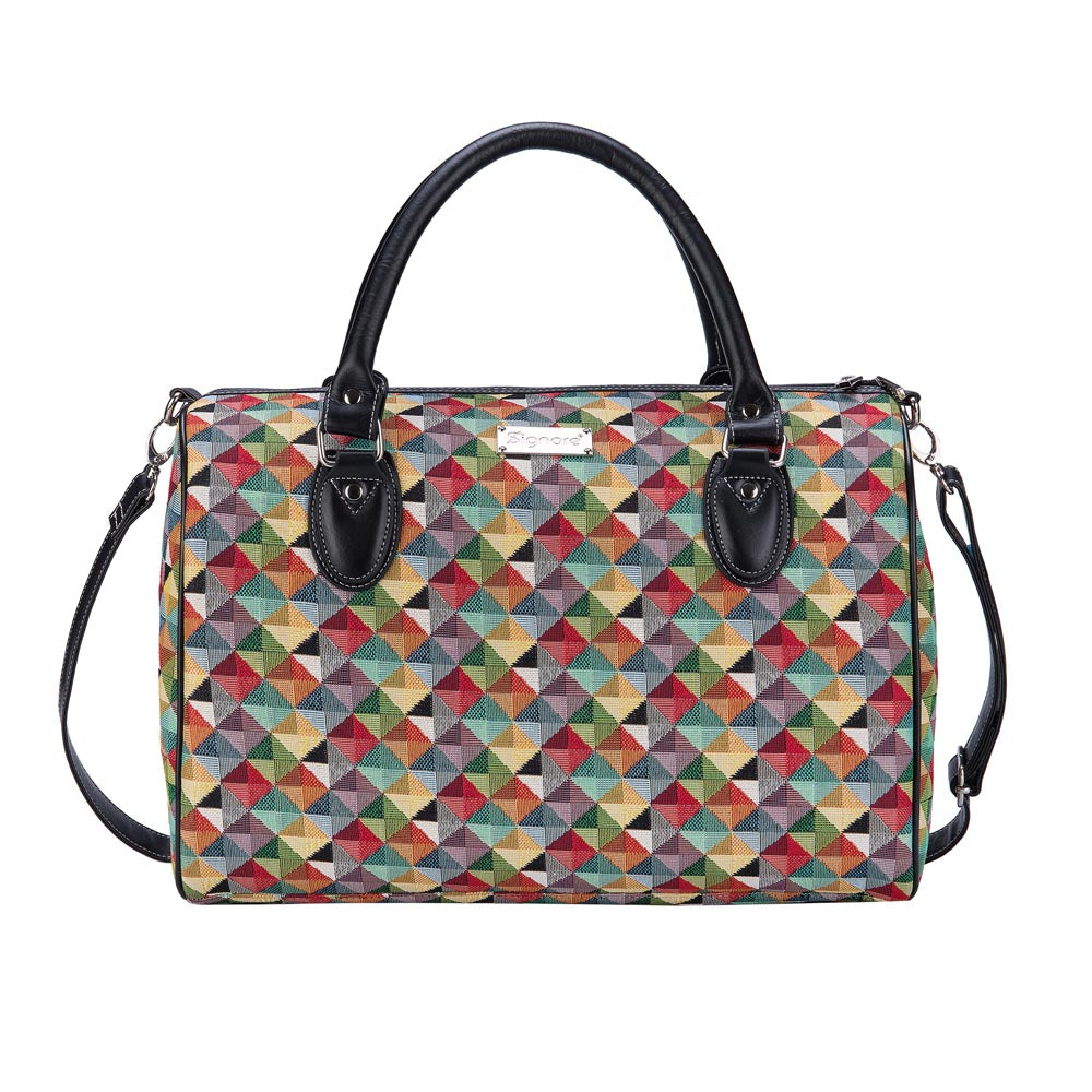 Multicolor Triangle Travel Bag