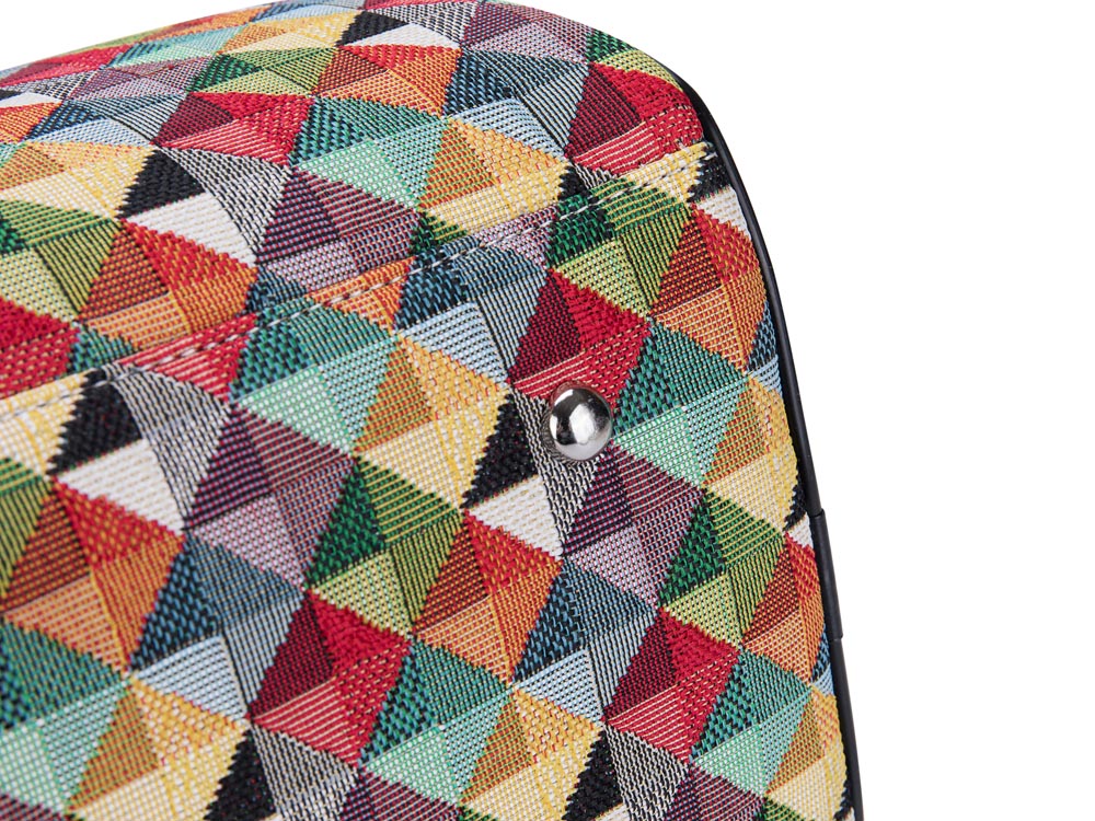 Multicolor Triangle Travel Bag