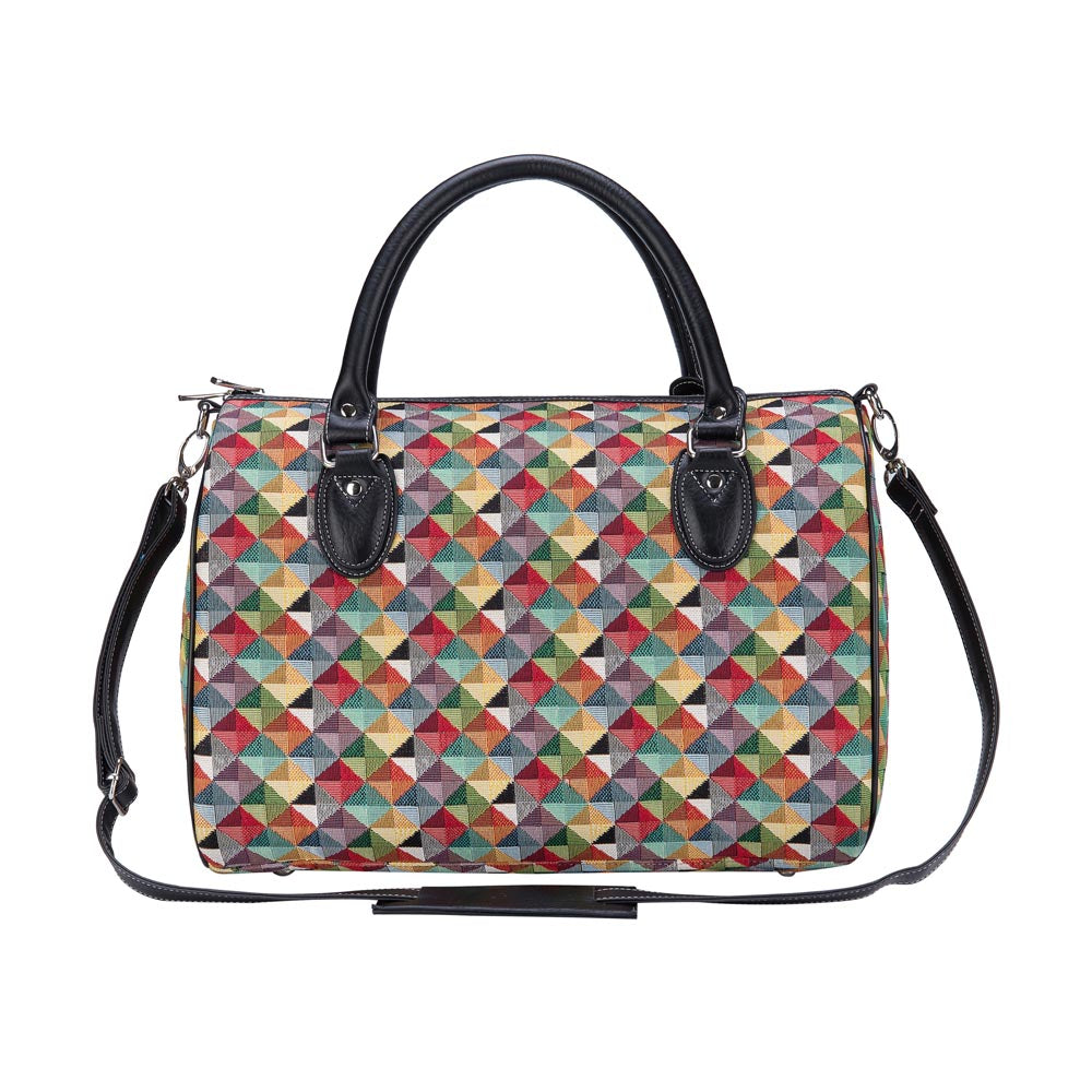 Multicolor Triangle Travel Bag