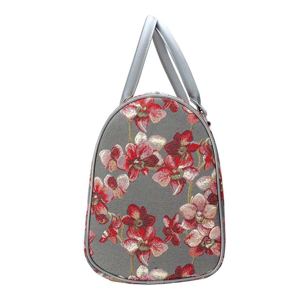 Orchid Grey and Pink Travel Bag