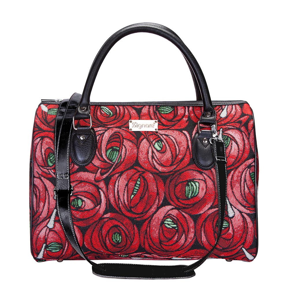 Rennie Mackintosh Rose And Teardrop Travel Bag