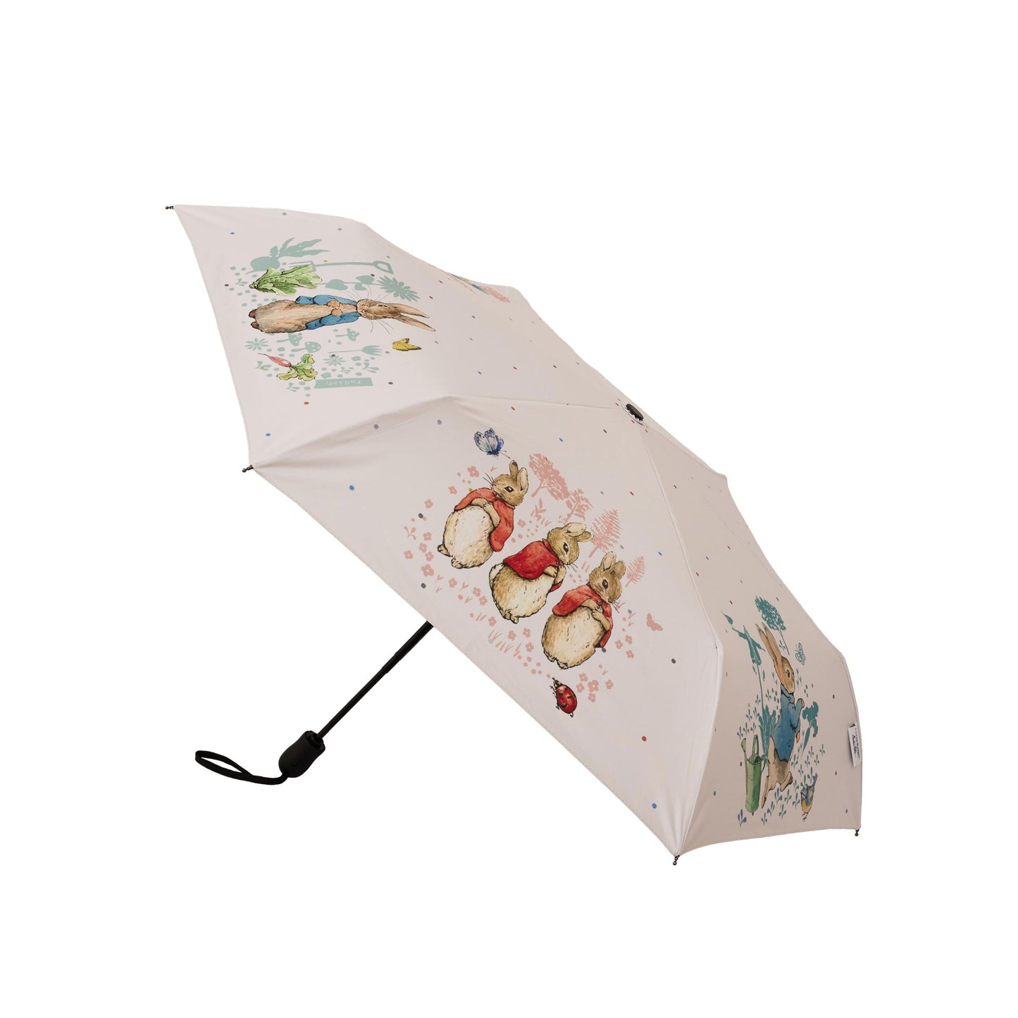 Peter Rabbit Blue and White Automatic Folding Umbrella