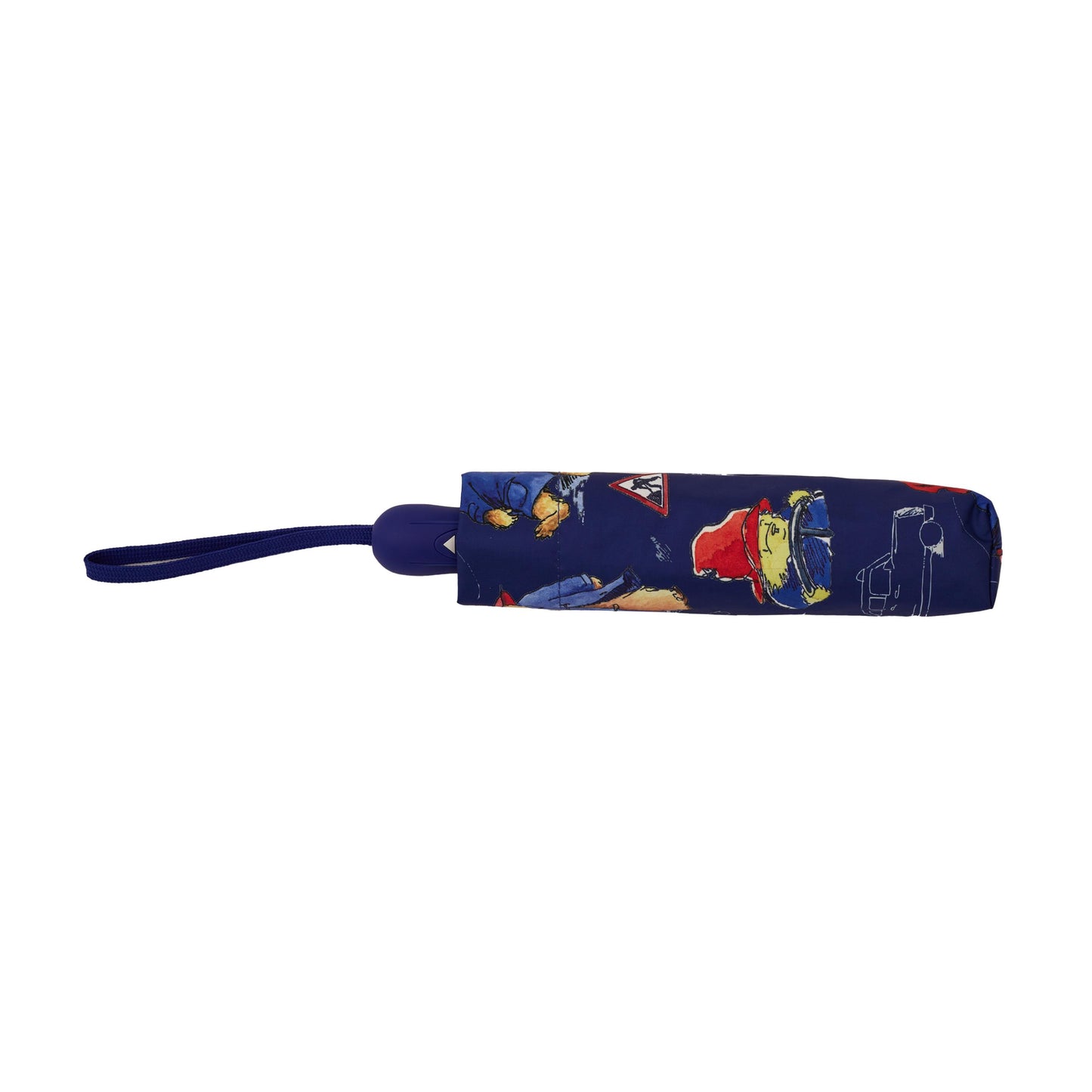 Paddington Bear Blue Automatic Folding Umbrella