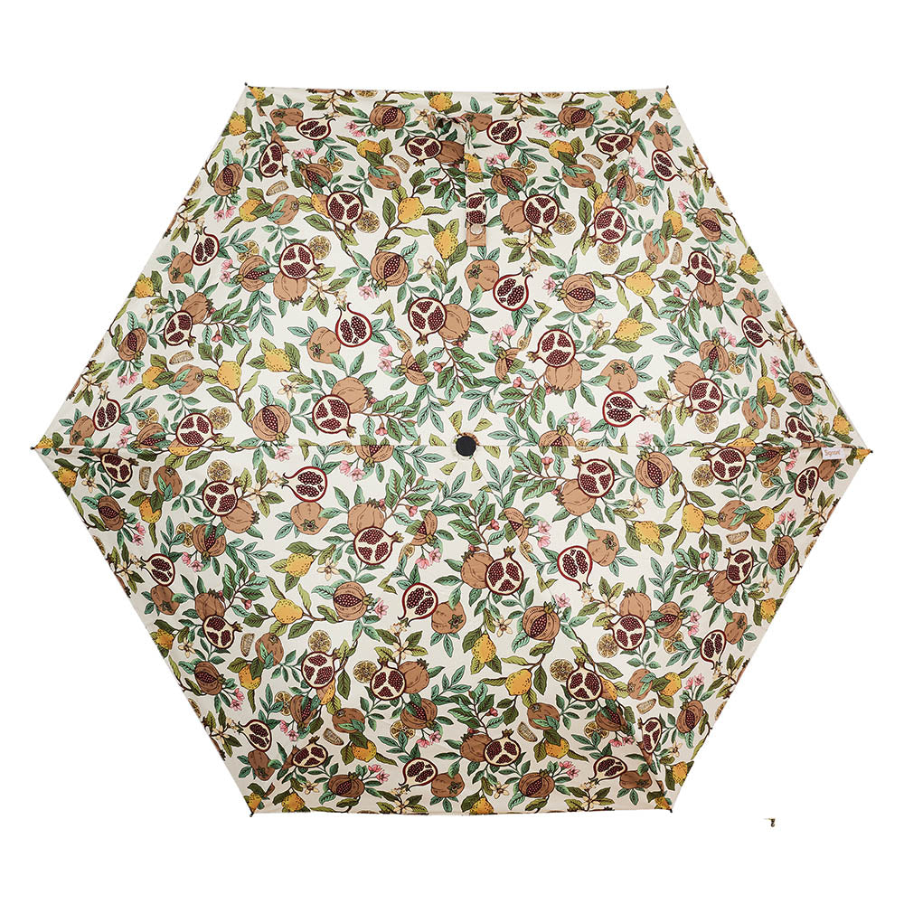 Pomegranate and Lemon Automatic Folding Umbrella