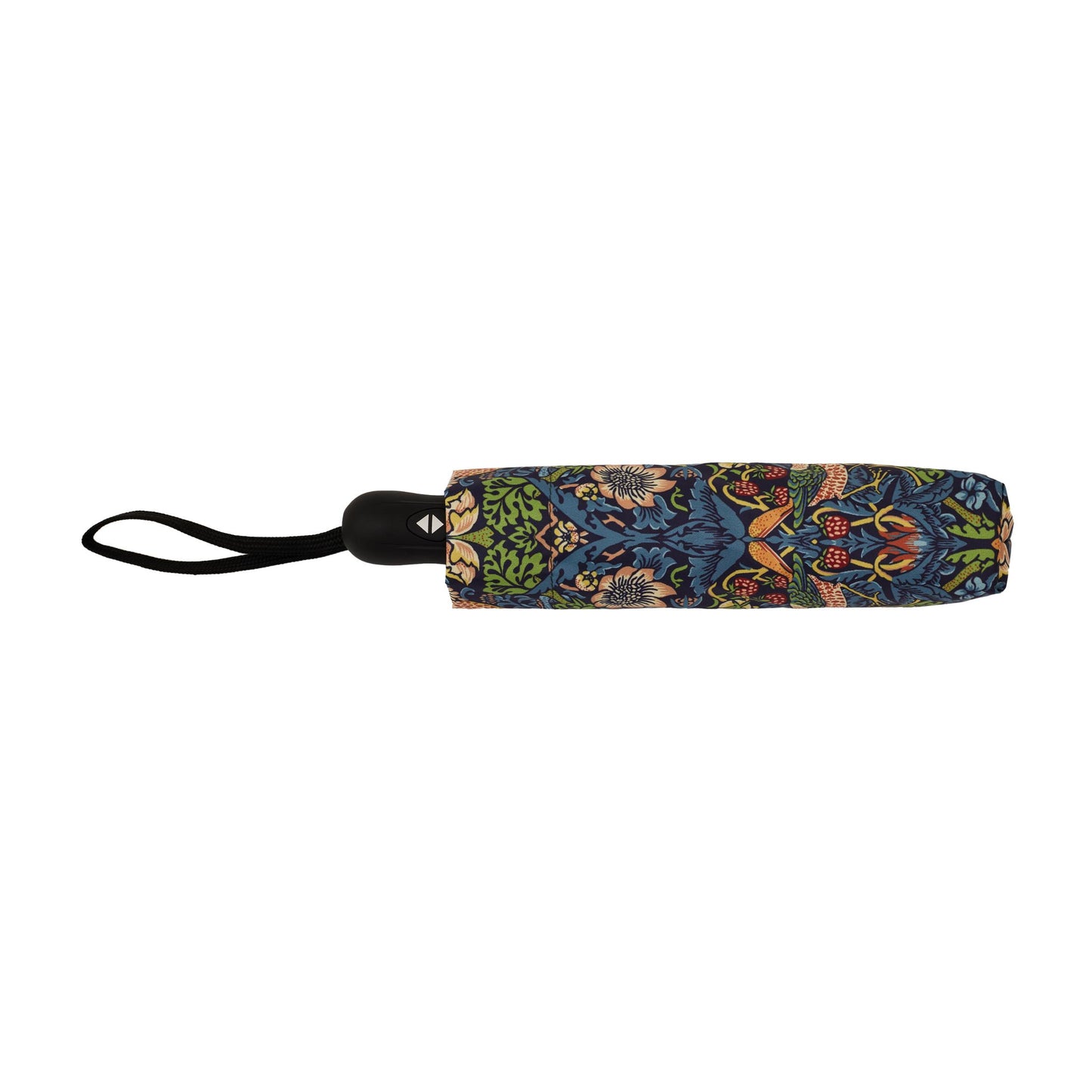 Strawberry Thief Blue William Morris Design Automatic Folding Umbrella