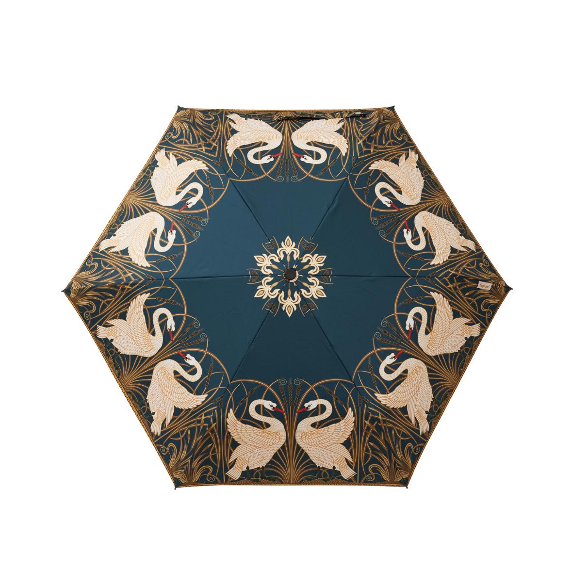 Swan, Iris and Rush Automatic Folding Umbrella