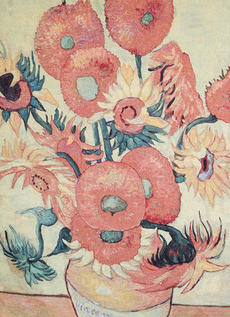 WH-VG-SF-SM | Vincent Van Gogh Sunflowers 27 x 35 " Inch Wall Hanging Tapestry