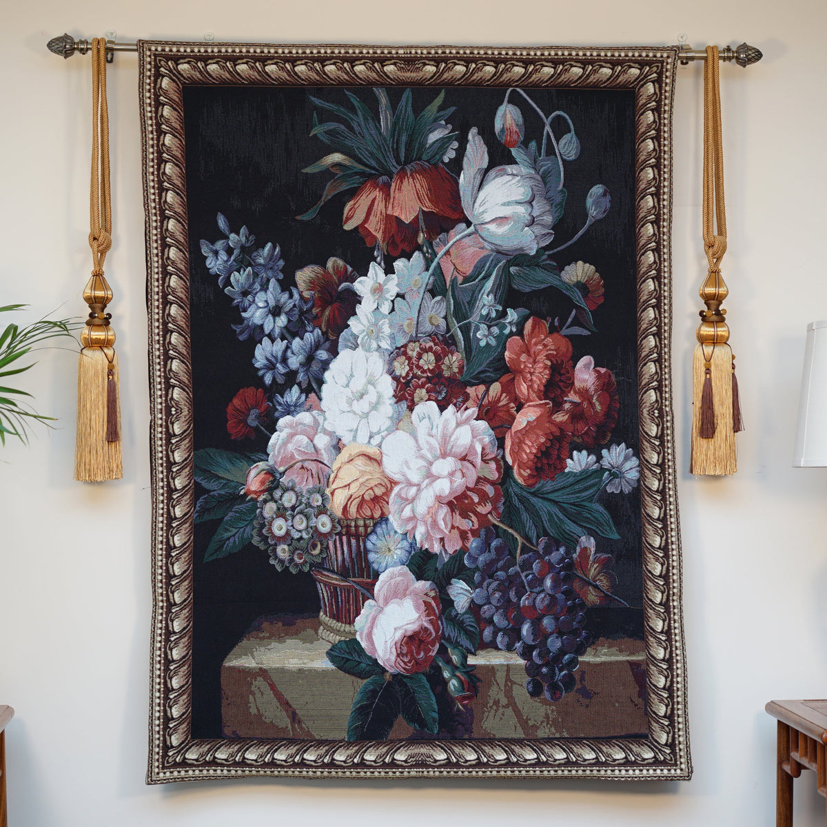 WH-FGP | Flower And Fruit 40 x 54 " Inch Wall Hanging Tapestry