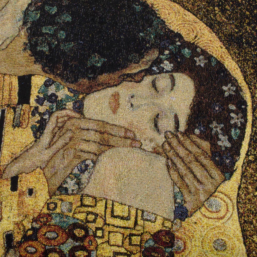 WH-GK-KS | Gustav Klimt The Kiss 35 x 45 " Inch Wall Hanging Tapestry