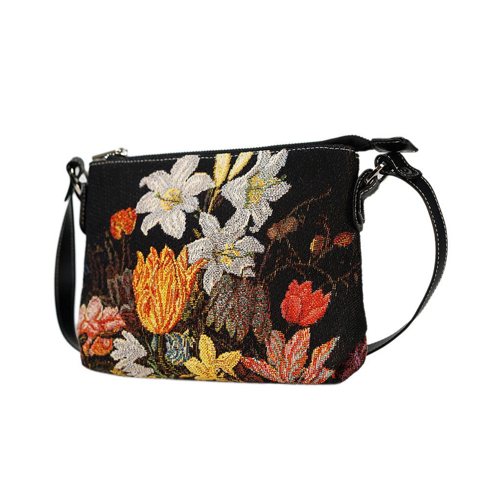 Ambrosius Bosschaert Still Life Crossbody Bag