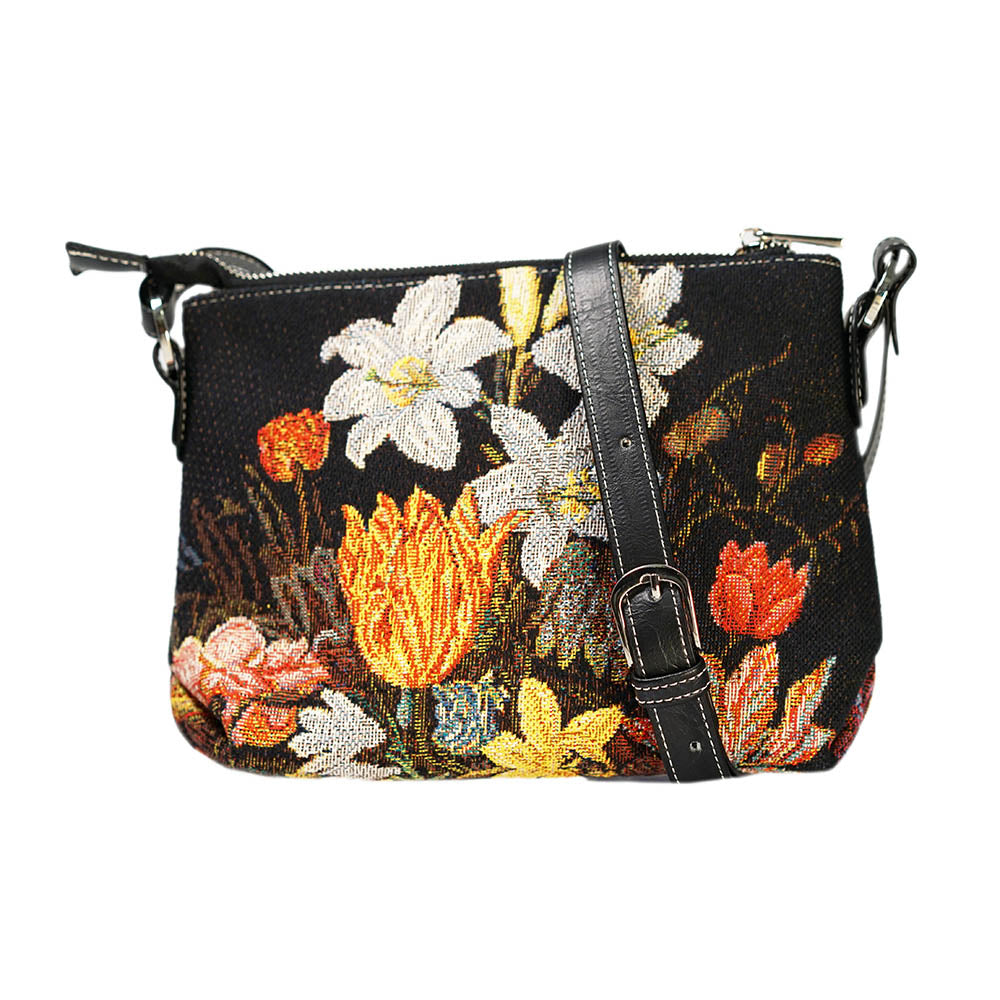 Ambrosius Bosschaert Still Life Crossbody Bag