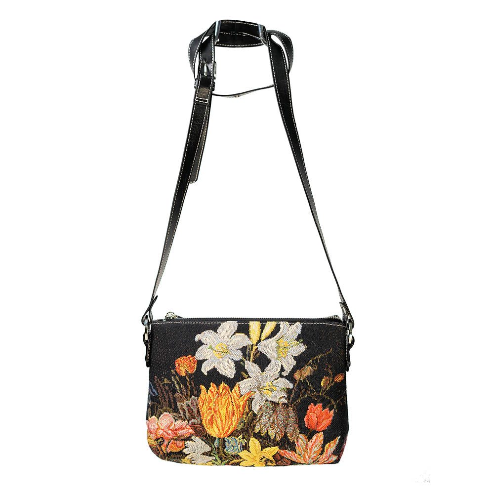 Ambrosius Bosschaert Still Life Crossbody Bag