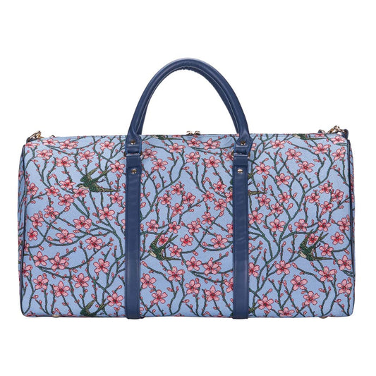 BHOLD-BLOS | Almond Blossom And Swallow Big Holdall/Duffel Bag - www.signareusa.com