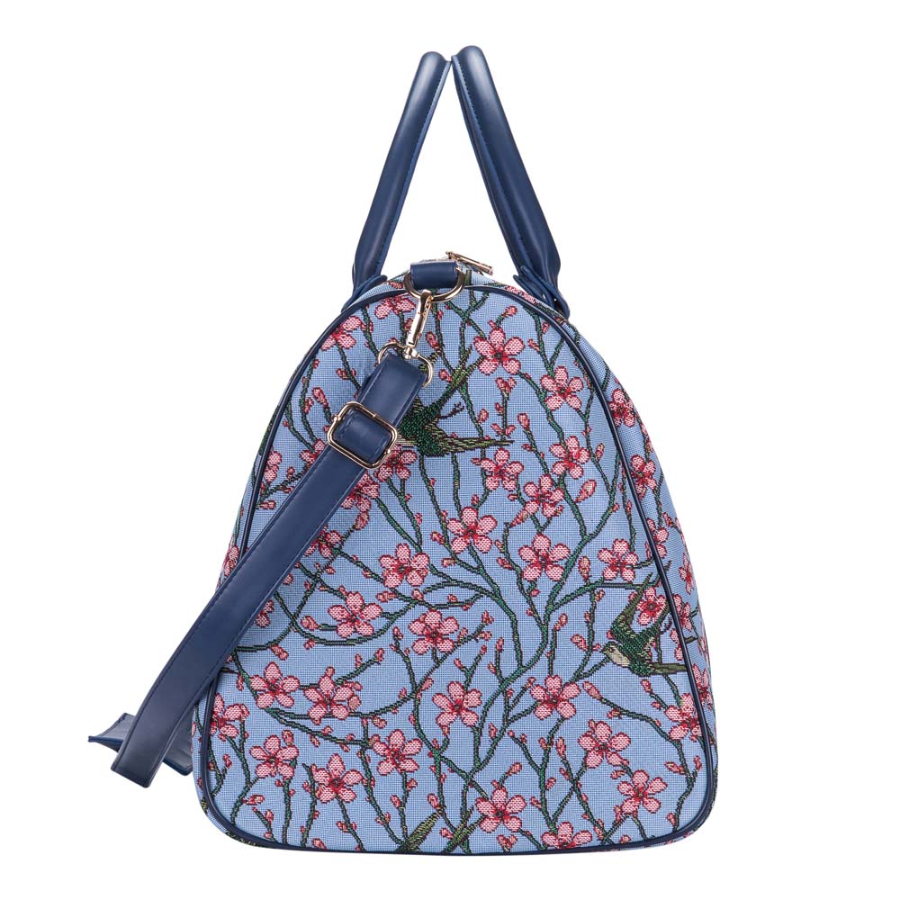 BHOLD-BLOS | Almond Blossom And Swallow Big Holdall/Duffel Bag - www.signareusa.com