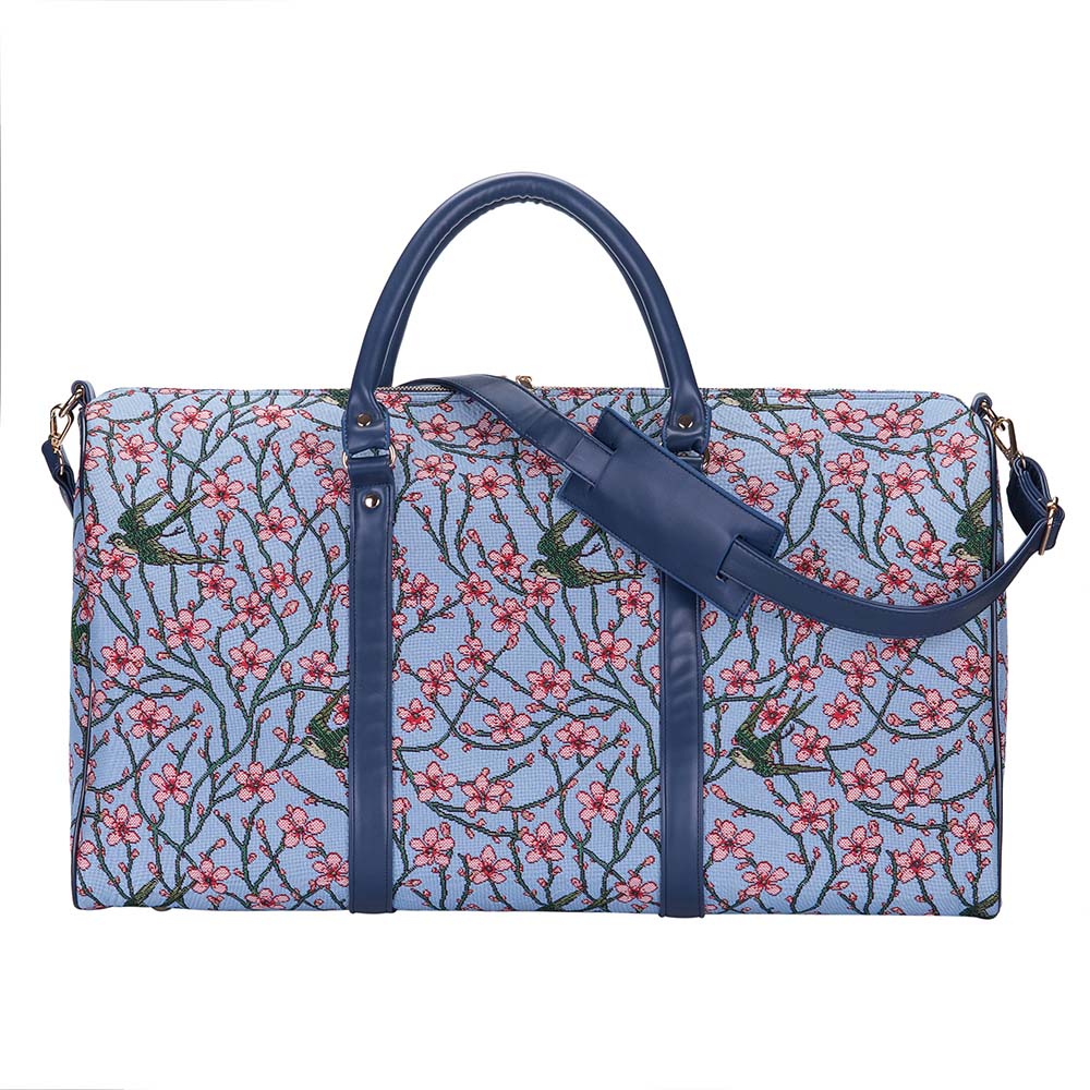 BHOLD-BLOS | Almond Blossom And Swallow Big Holdall/Duffel Bag - www.signareusa.com