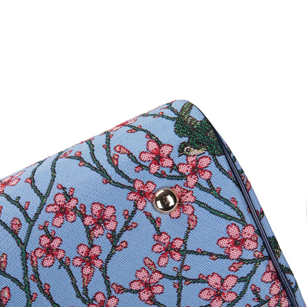 BHOLD-BLOS | Almond Blossom And Swallow Big Holdall/Duffel Bag - www.signareusa.com