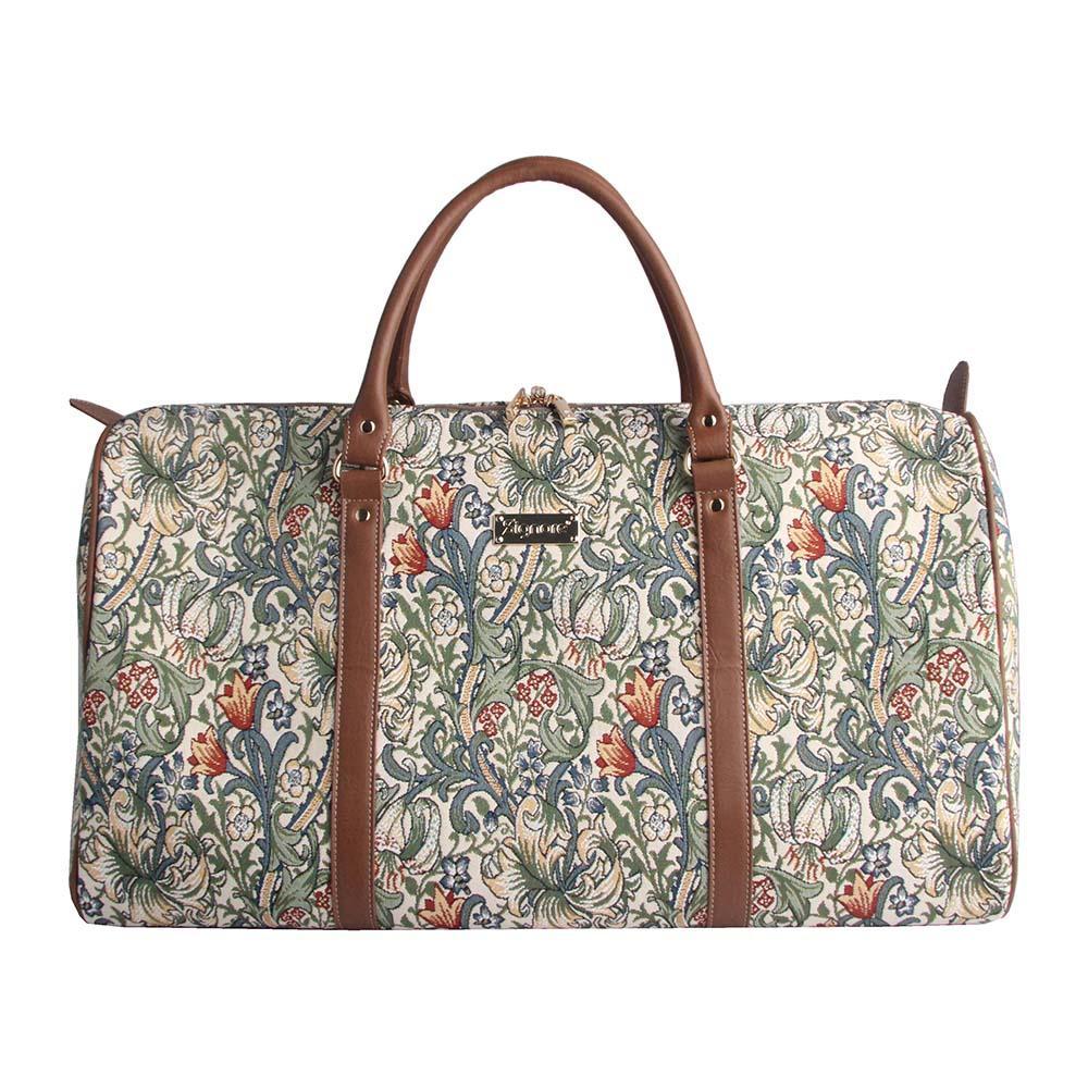 BHOLD-GLILY | William Morris Golden Lily Big Holdall/Duffel Bag - www.signareusa.com