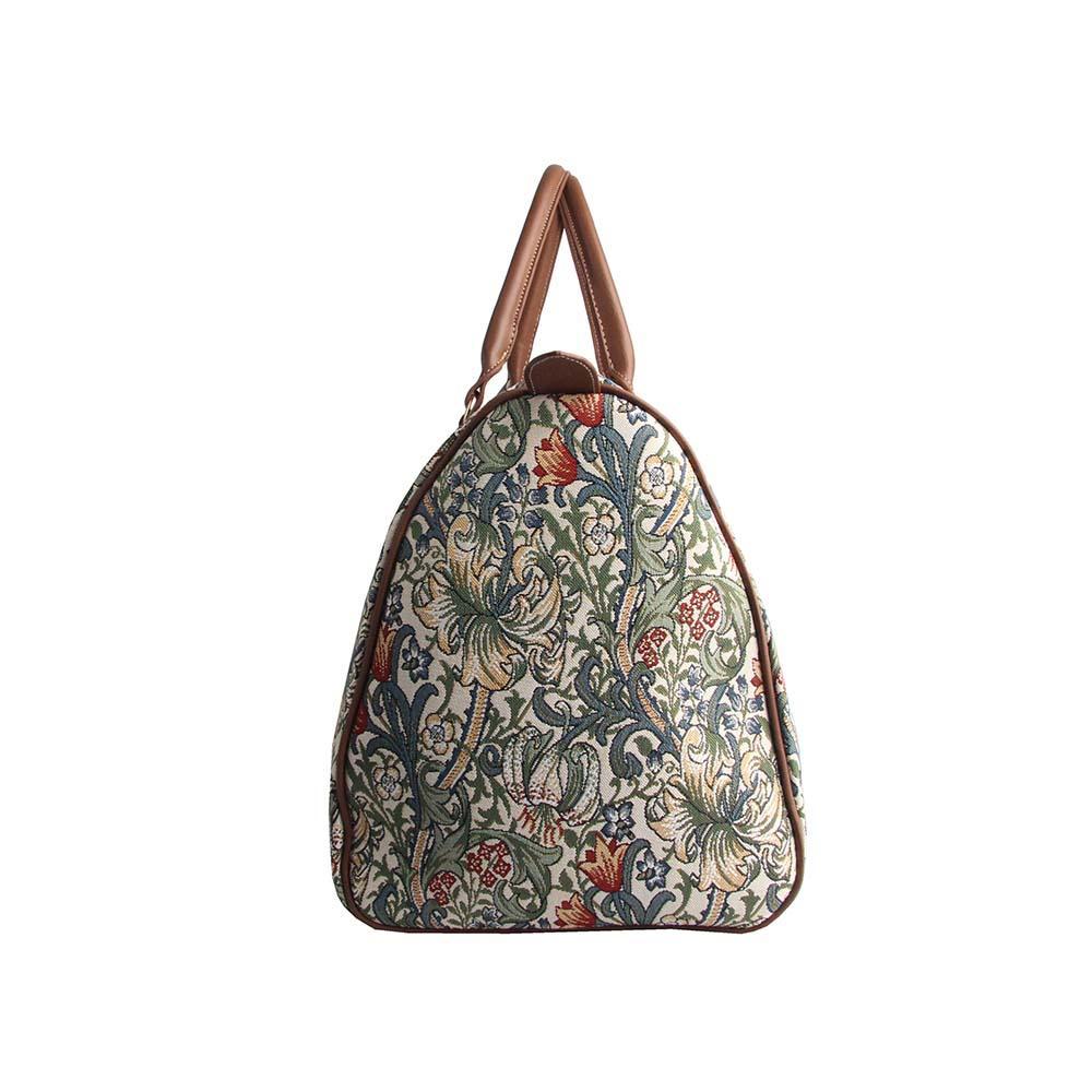 BHOLD-GLILY | William Morris Golden Lily Big Holdall/Duffel Bag - www.signareusa.com