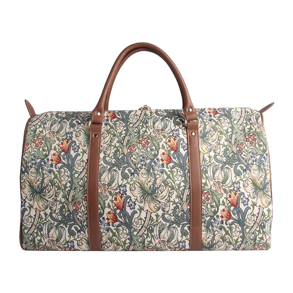 BHOLD-GLILY | William Morris Golden Lily Big Holdall/Duffel Bag - www.signareusa.com