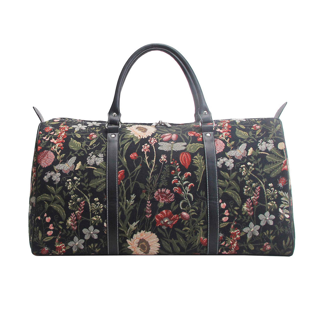 BHOLD-MGDBK | Morning Garden Black Big Holdall/Duffel Bag - www.signareusa.com