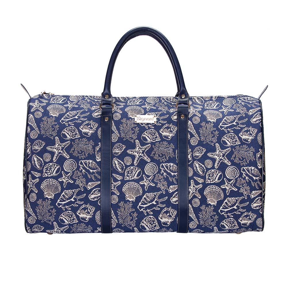 Signare Bag Shells Sea Shell Big Travel Duffel Bag – My Signare