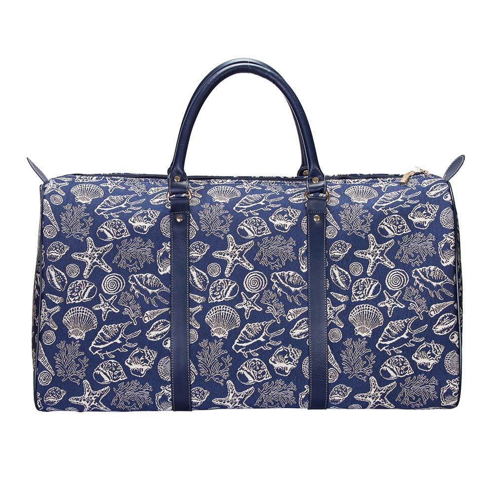 Signare Bag Shells Sea Shell Big Travel Duffel Bag – My Signare