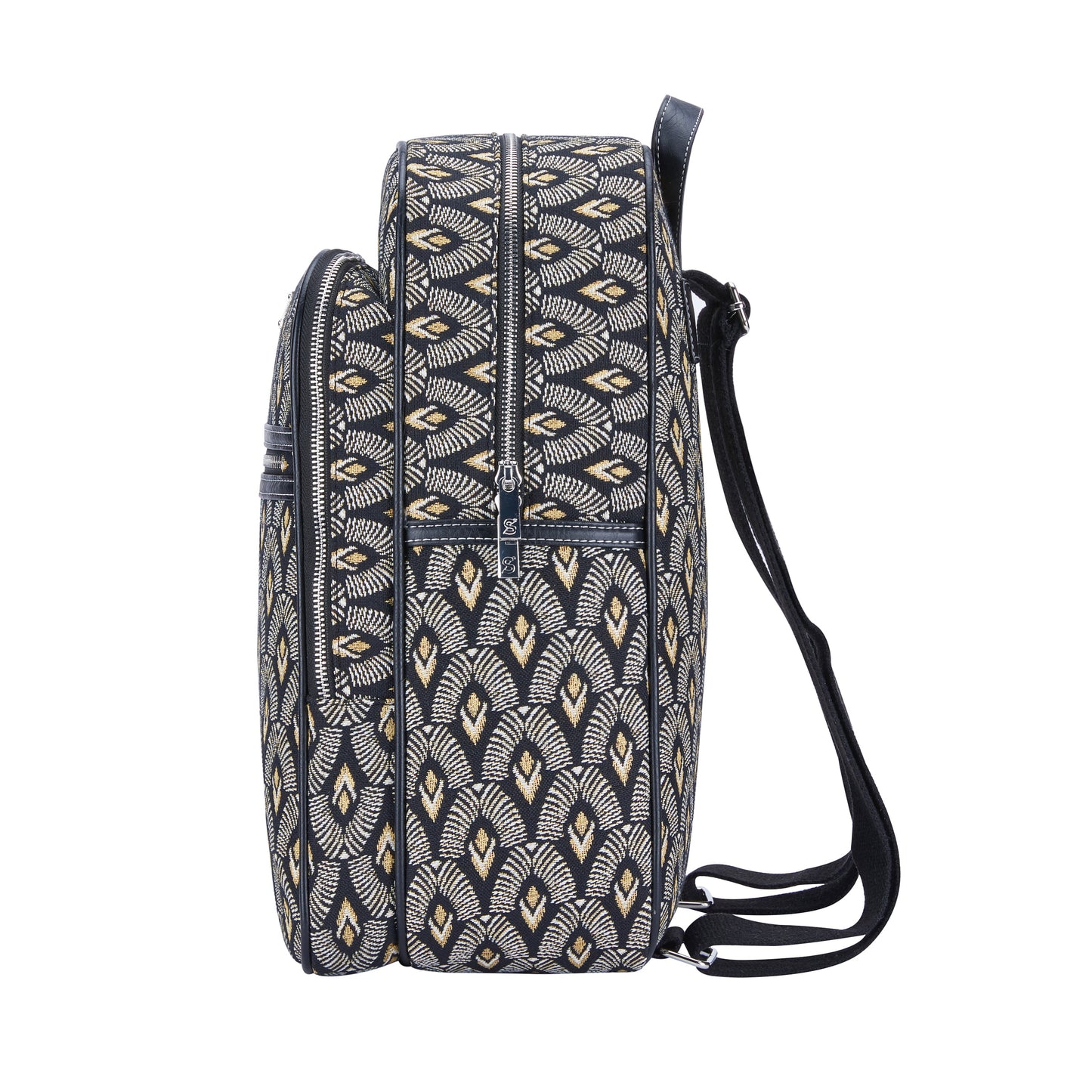 Luxor Art Deco Black and White Backpack