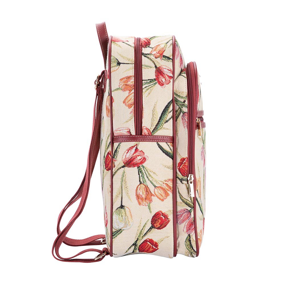 Tulip White Backpack