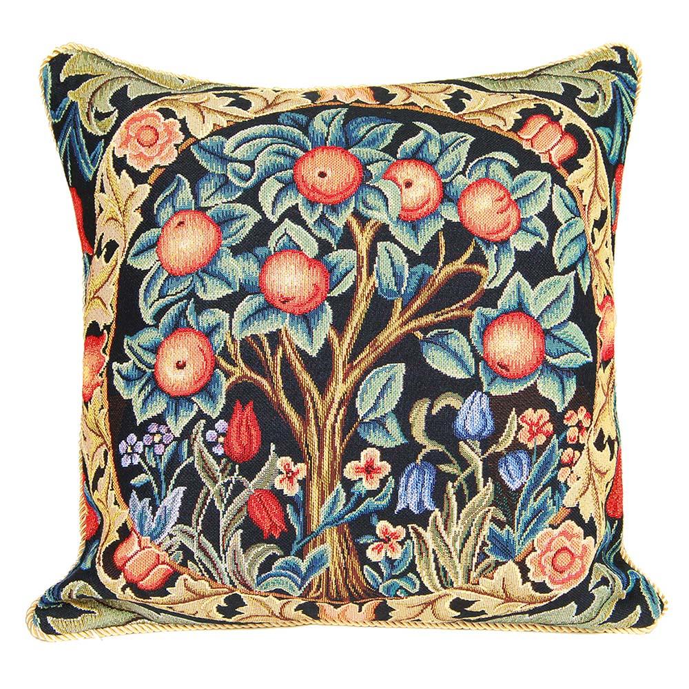 CCOV-ART-MORRIS-1 | WILLIAM MORRIS ORANGE TREE Pillowcase/CUSHION COVER | DECORATIVE DESIGN FASHION HOME PILLOW 18X18 INCH - www.signareusa.com