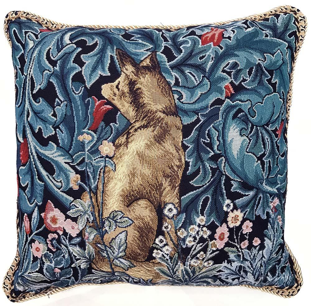 CCOV-ART-MORRIS-6 | WILLIAM MORRIS THE FOX PILLOWCASE/CUSHION COVER | DECORATIVE DESIGN FASHION HOME PILLOW 18X18 INCH - www.signareusa.com