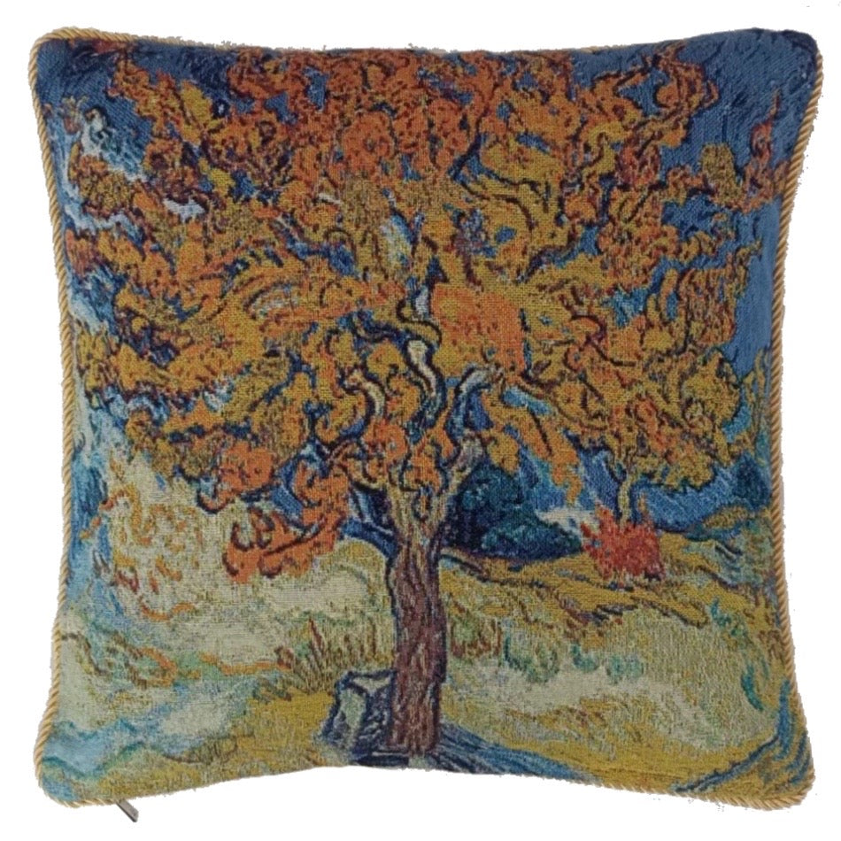 Art Van Gogh Mulberry Tree Pillowcase/ Cushion Cover 18 x 18 inch