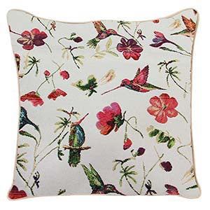 CCOV-HUMM | HUMMINGBIRD PILLOWCASE/CUSHION COVER | DECORATIVE DESIGN FASHION HOME PILLOW 18X18 INCH - www.signareusa.com