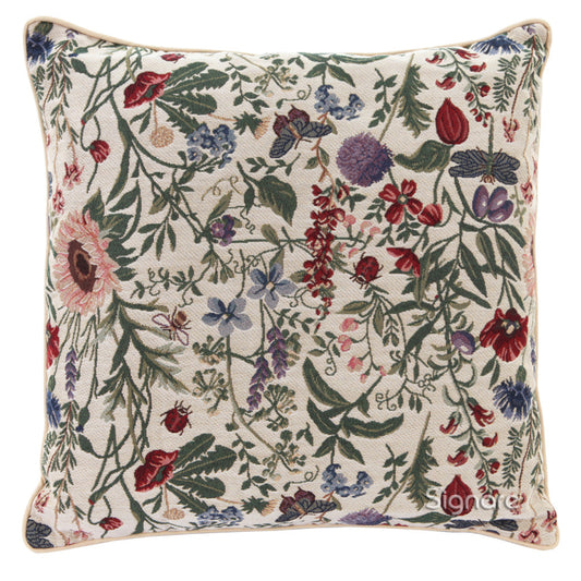 CCOV-MGD | MORNING GARDEN PILLOWCASE/CUSHION COVER | DECORATIVE DESIGN FASHION HOME PILLOW 18X18 INCH - www.signareusa.com