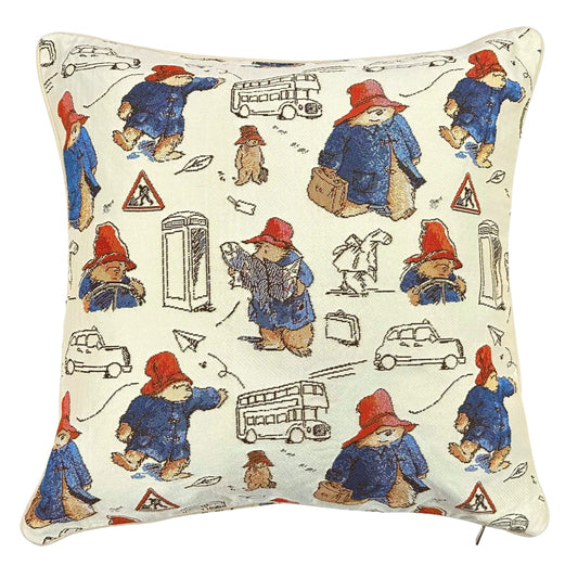 Paddington Bear Pillowcase/ Cushion cover 18x18 Inch