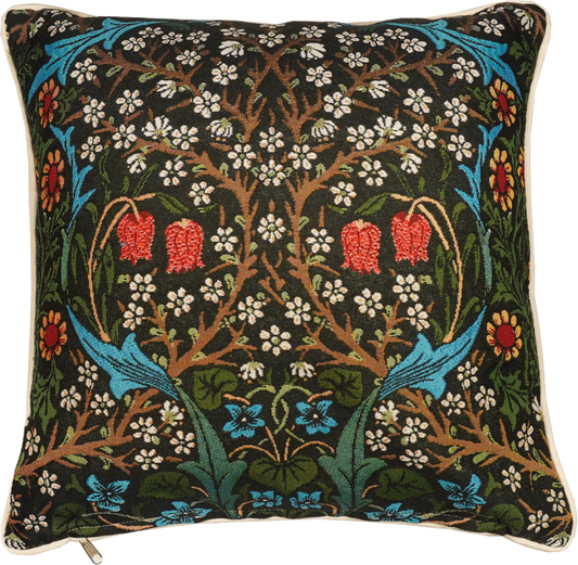 William Morris Blackthorn Panelled Pillowcase/ cushion cover 18 x 18 inch