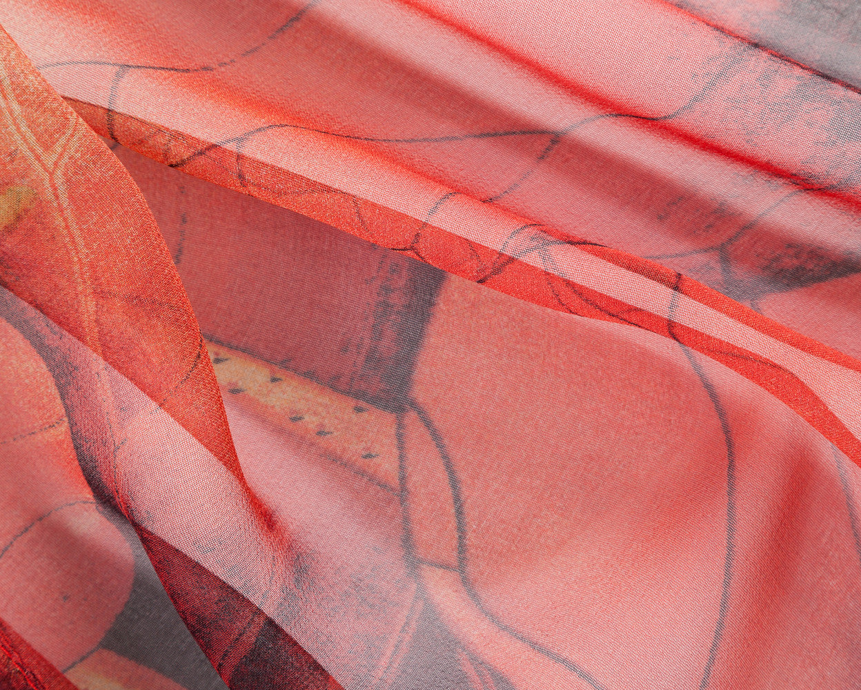 SC-Chiffon Lotus Red | Chiffon Scarf - www.signareusa.com