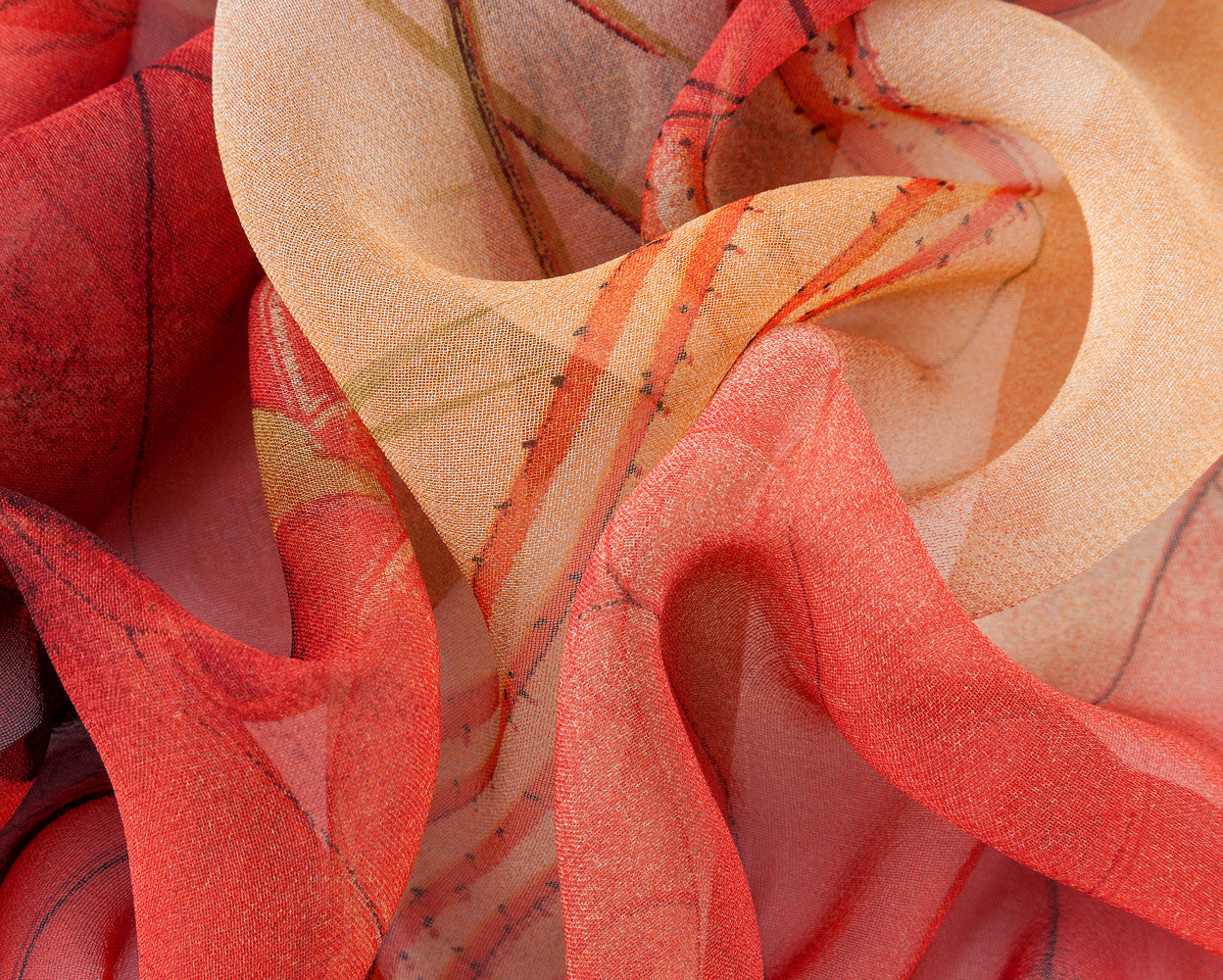 SC-Chiffon Lotus Red | Chiffon Scarf - www.signareusa.com