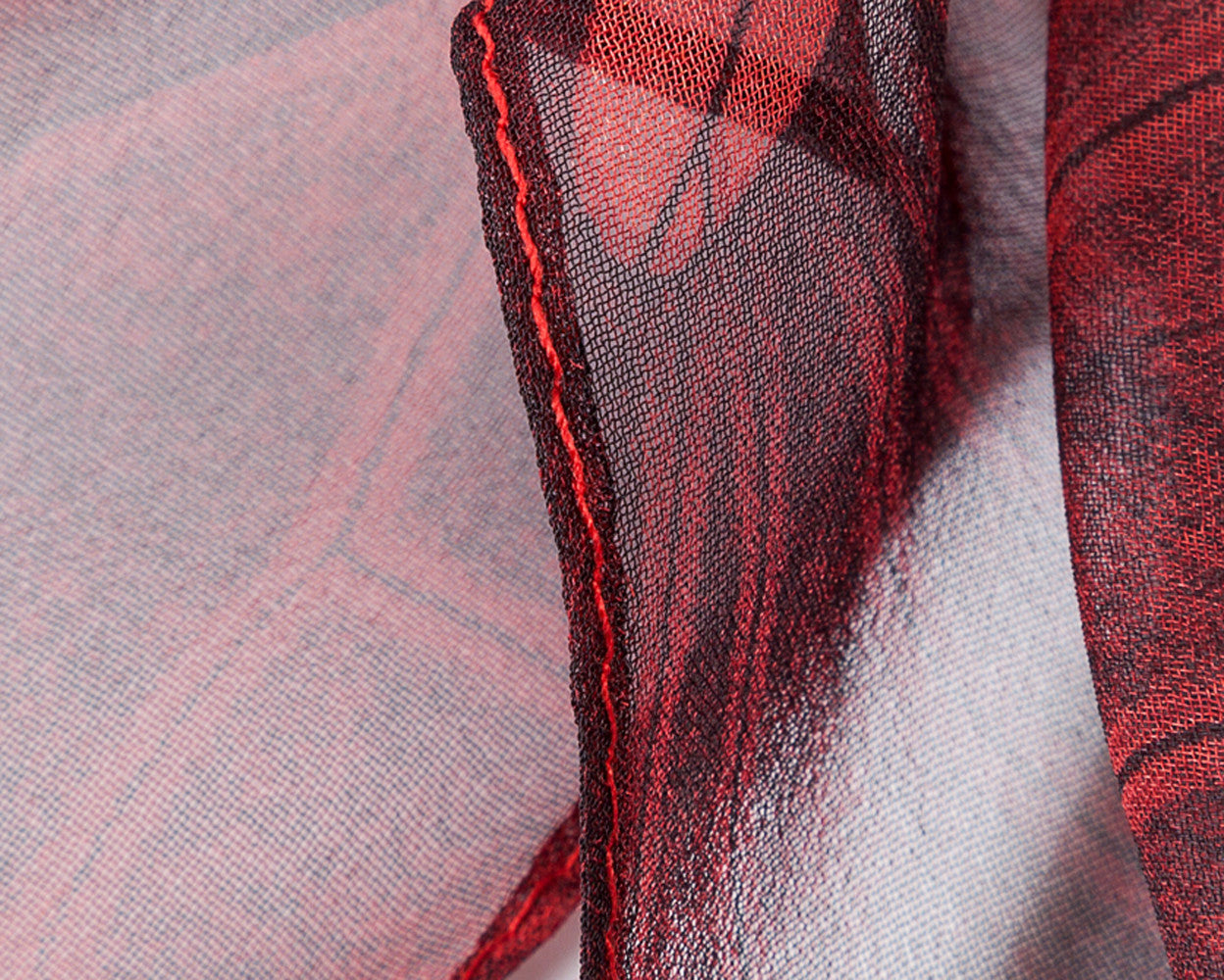 SC-Chiffon Lotus Red | Chiffon Scarf - www.signareusa.com