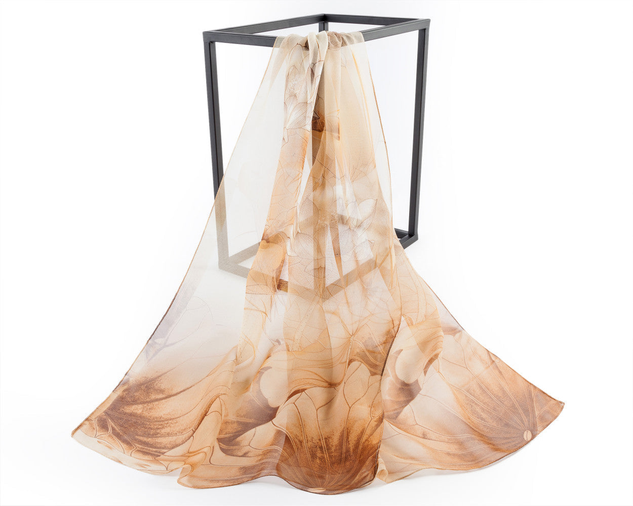 SC-Chiffon Lotus Sand | Chiffon Scarf - www.signareusa.com