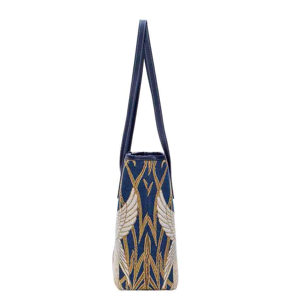 COLL-ART-WC-SWAN | Walter Crane Swan College/Shoulder Tote Bag - www.signareusa.com