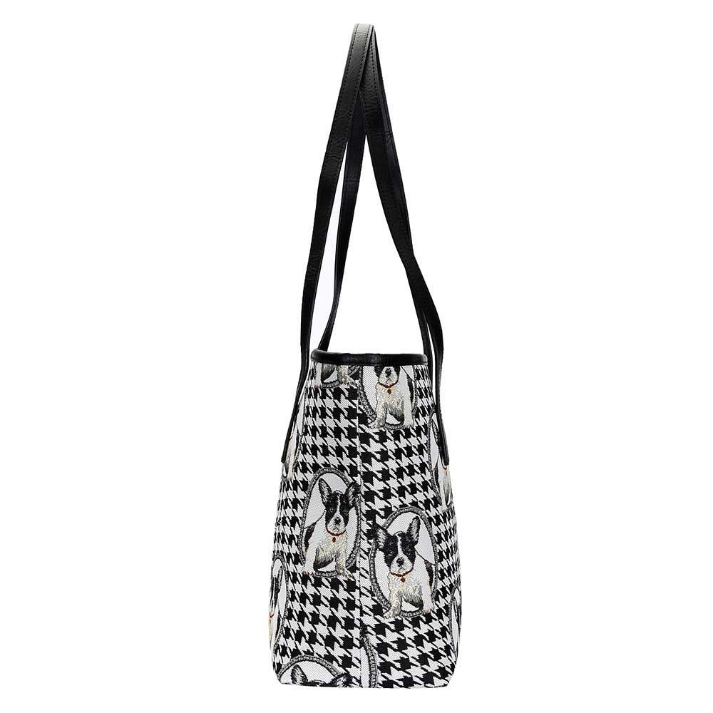 COLL-FREN | French Bulldog College/Shoulder Tote Bag - www.signareusa.com