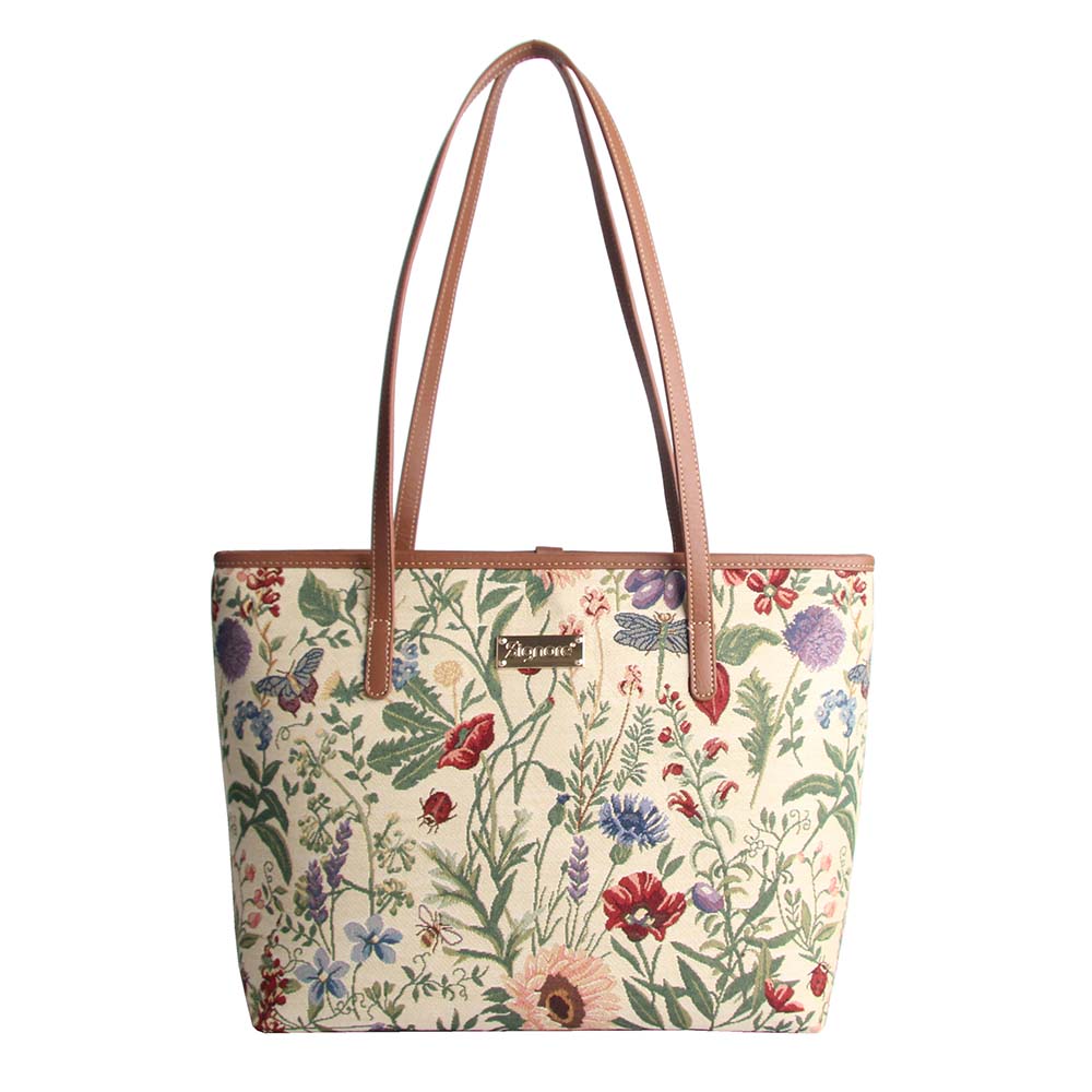 Morning Garden Shoulder Tote Bag