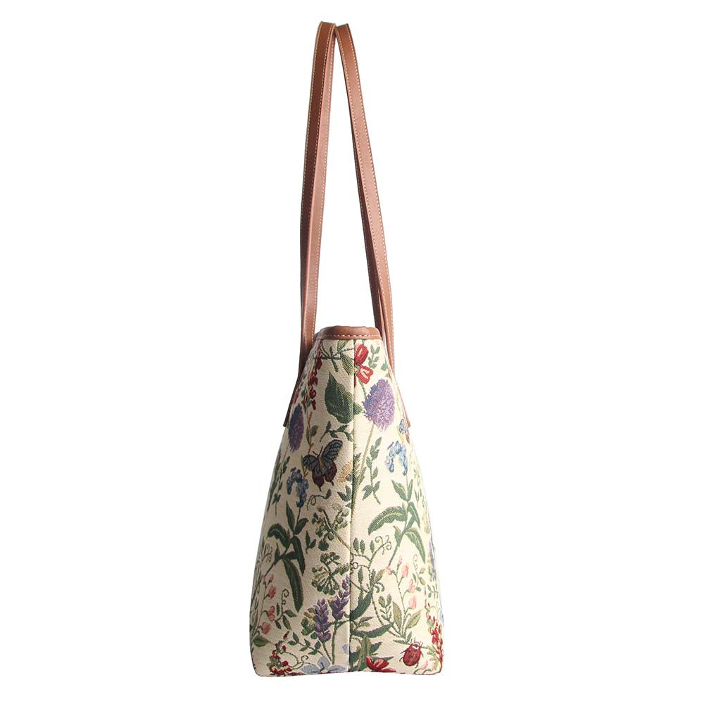 Morning Garden Shoulder Tote Bag