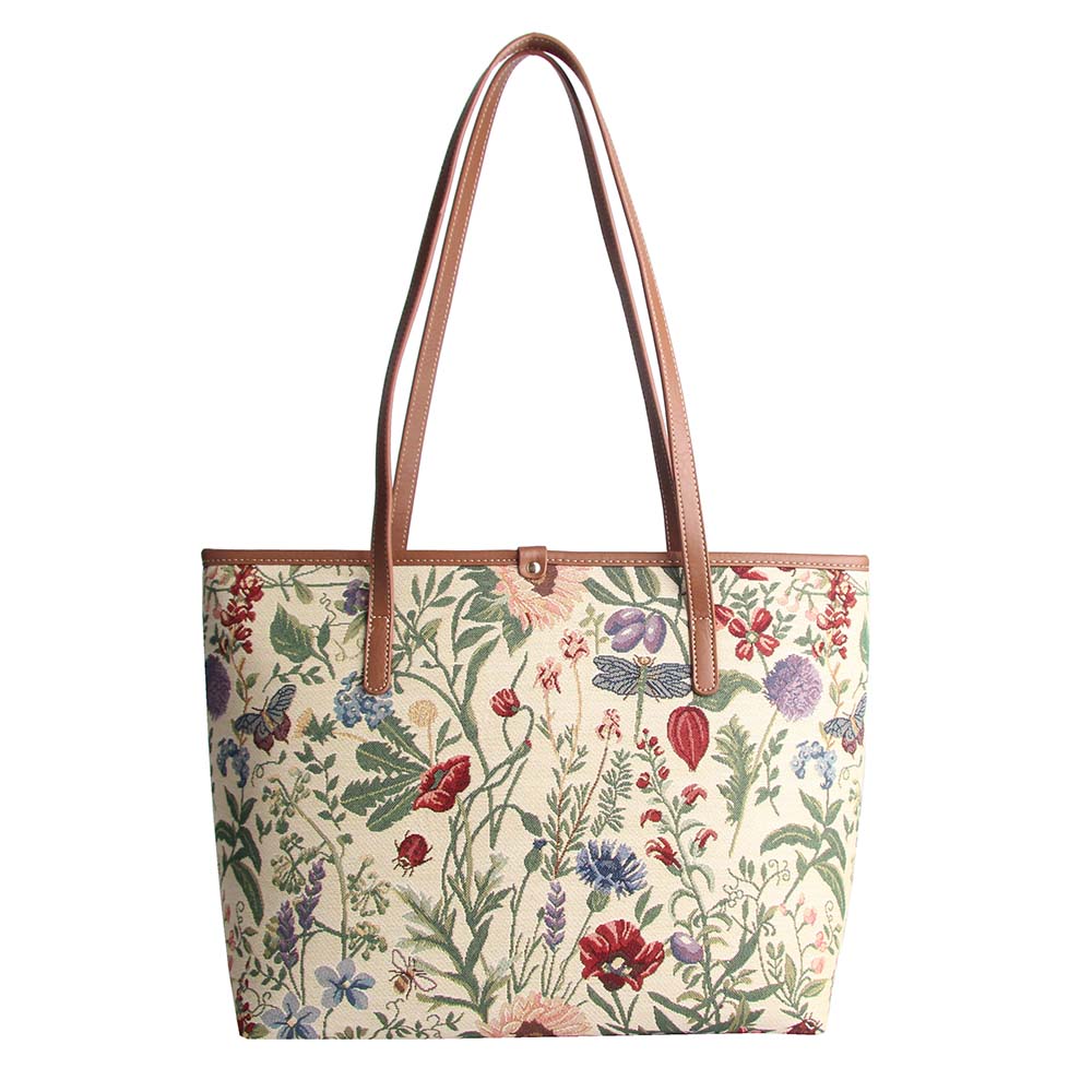 Morning Garden Shoulder Tote Bag