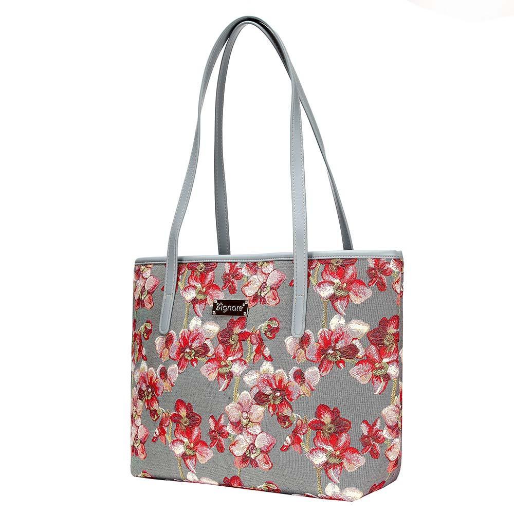 COLL-ORC | Orchid College/Shoulder Tote Bag - www.signareusa.com