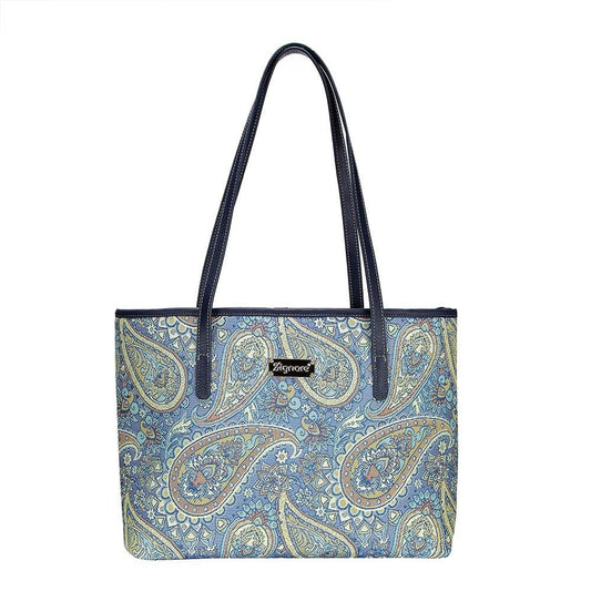 COLL-PAIS | Paisley College/Shoulder Tote Bag - www.signareusa.com